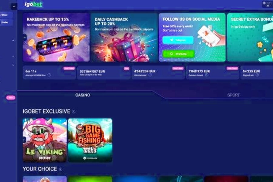Igobet Casino Mobile App voor iOS en Android APK