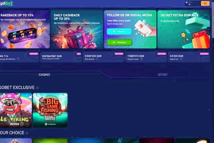 Igobet Casino Registratie: Maak je Speler Account Aan
